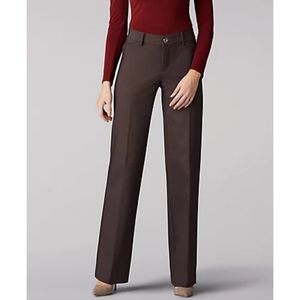 NWT Lee Flex Motion Midrise Trouser Pant Women's 14 Medium
